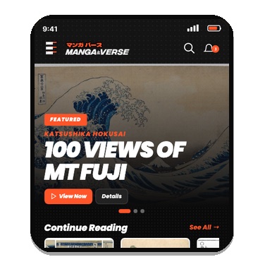 Classic Manga expansion theme · Hokusai’s 100 Views of Mt Fuji featured cover