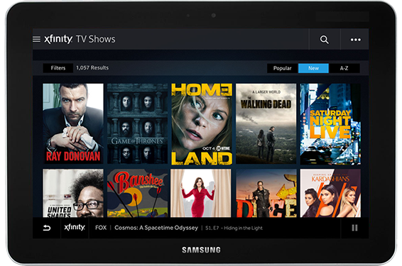 Xfinity touch remote concept