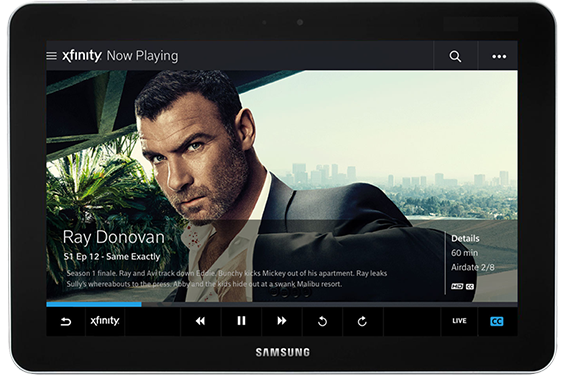 Xfinity X1 reimagined for touch