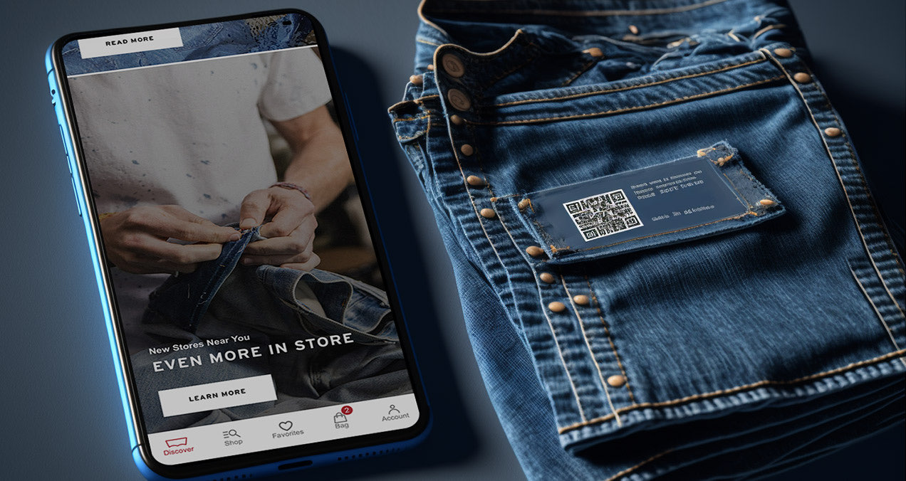 Levi's contactless returns flow